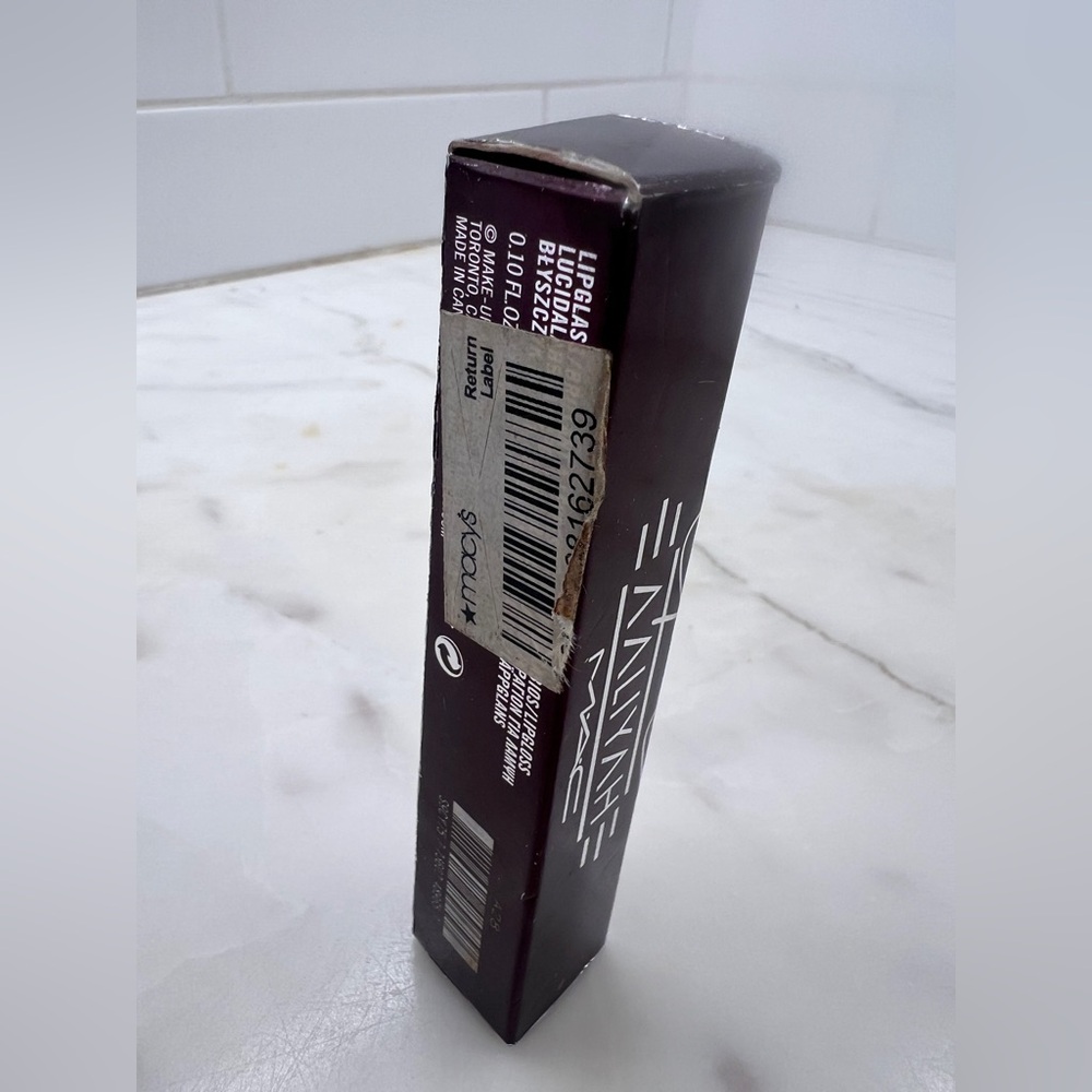RARE 🖤 MAC x Aaliyah 🖤 LIPGLASS Lipgloss 🖤 Li Li’s Motor City 🖤 NIB - Picture 5 of 5